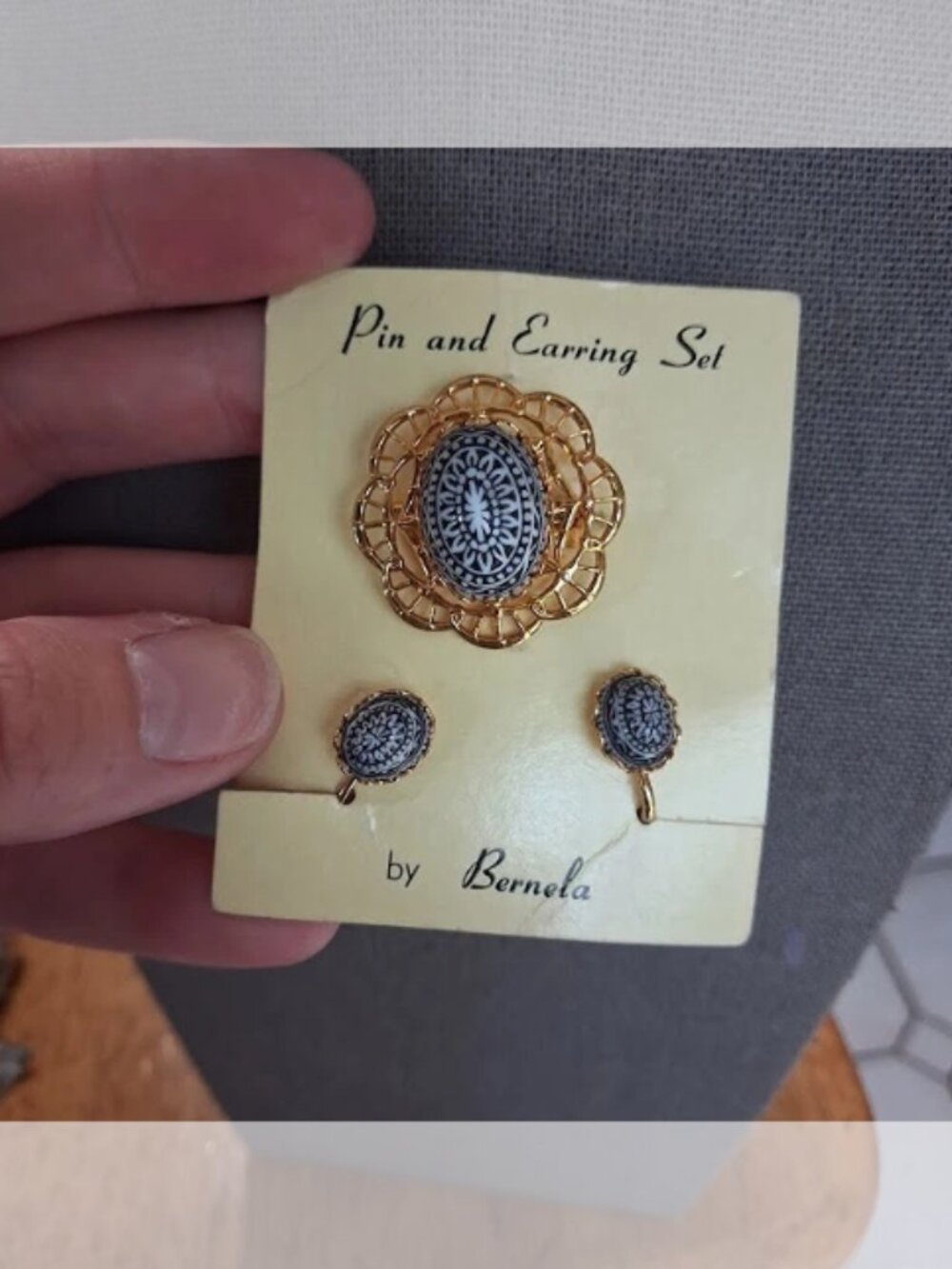 Vintage Bernela jewelry set